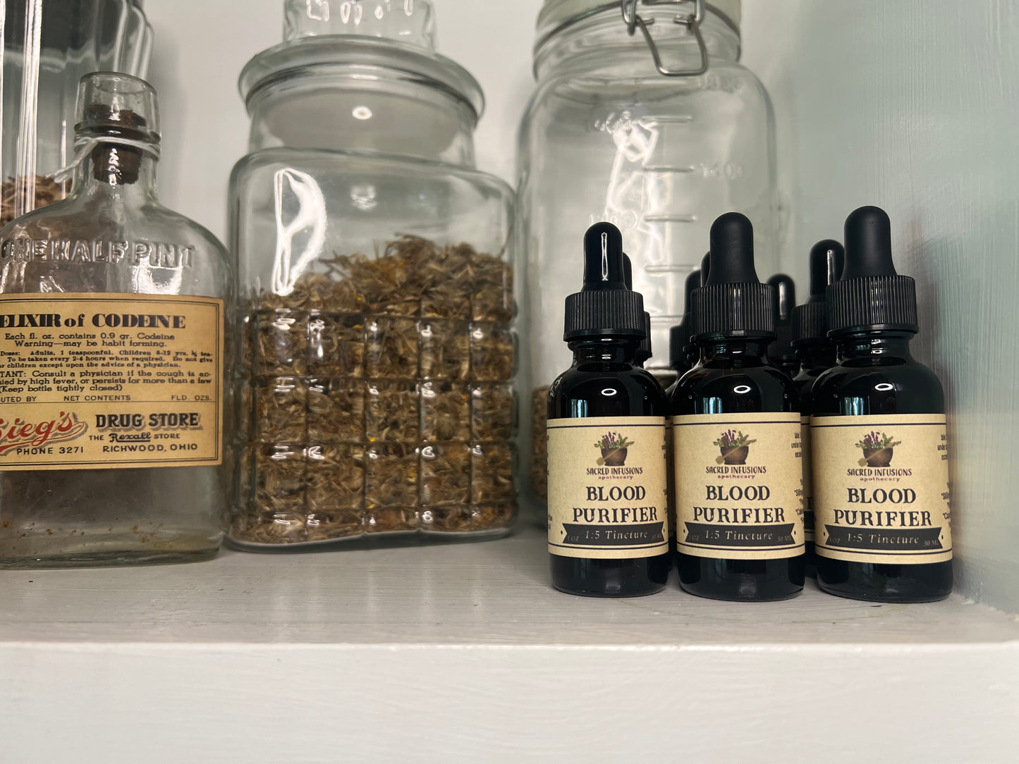 Blood Purifier Tincture; homage to Dr. Oliver. P. Brown