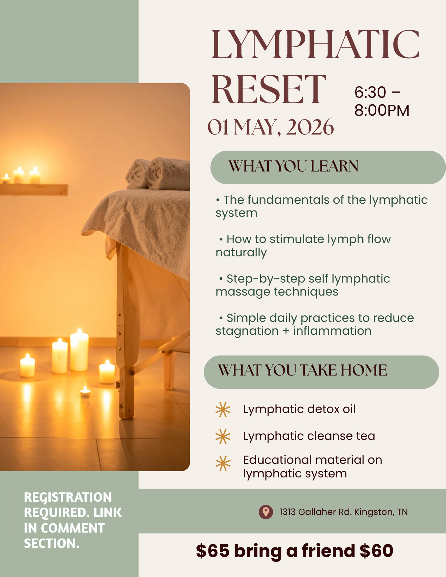 Lymphatic Reset (Kingston Location)