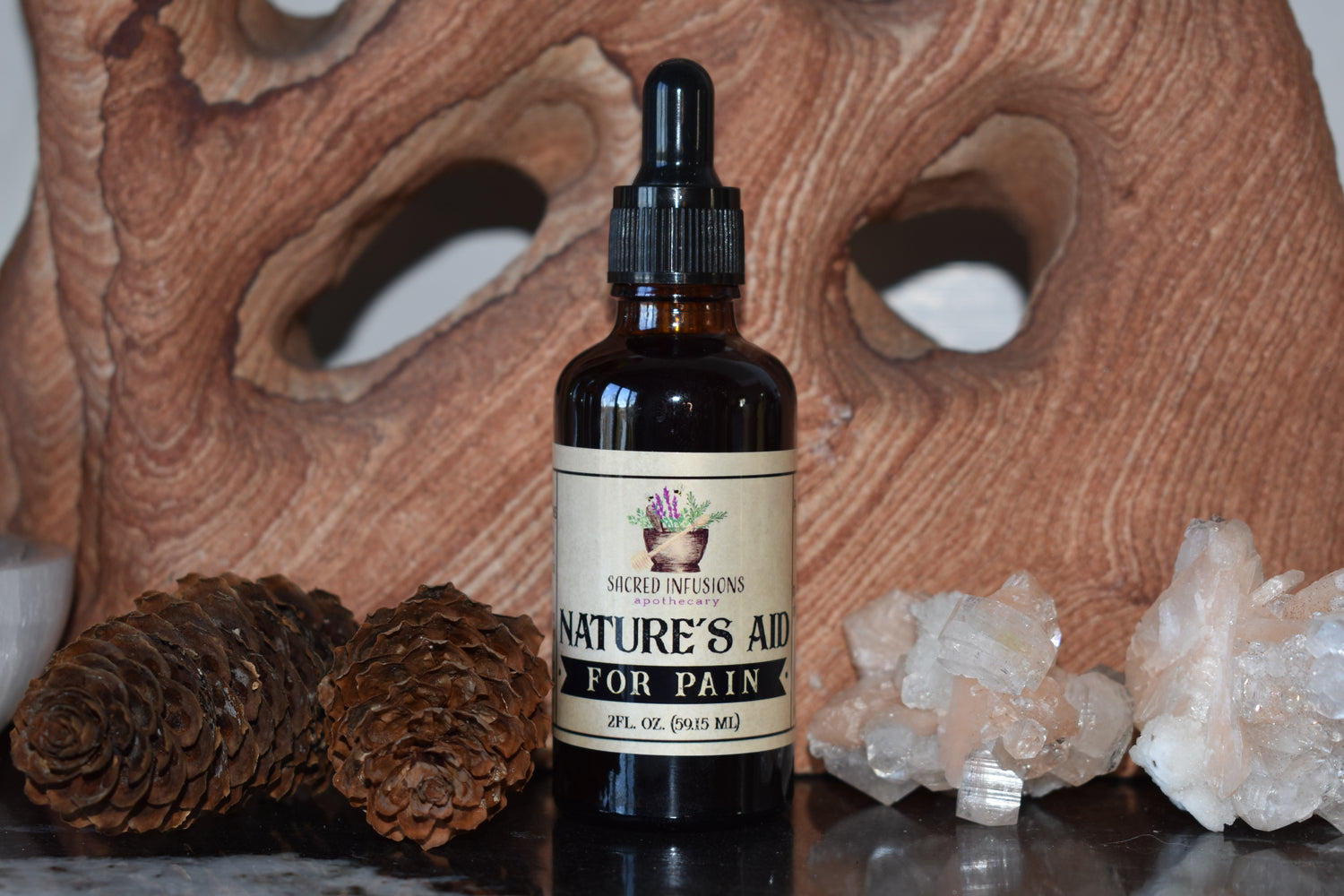Natures Aid Pain Tincture - Sacred Infusions Apothecary