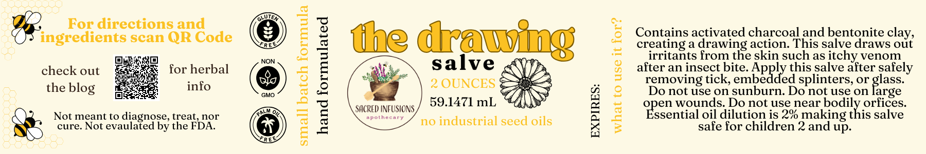 Drawing Salve - Sacred Infusions Apothecary