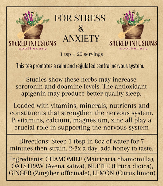 STRESS AND ANXIETY TEA