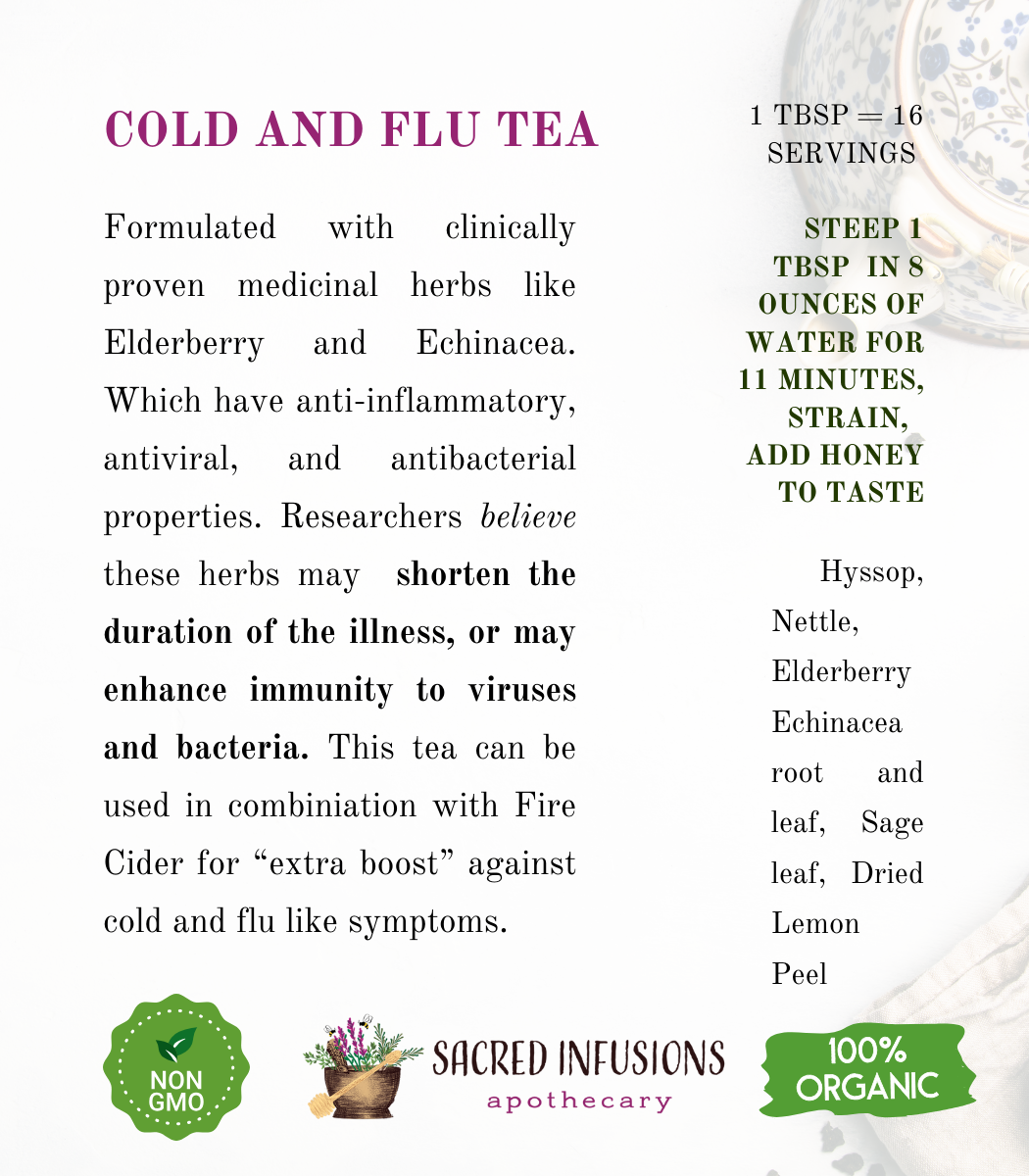 COLD AND FLU TEA