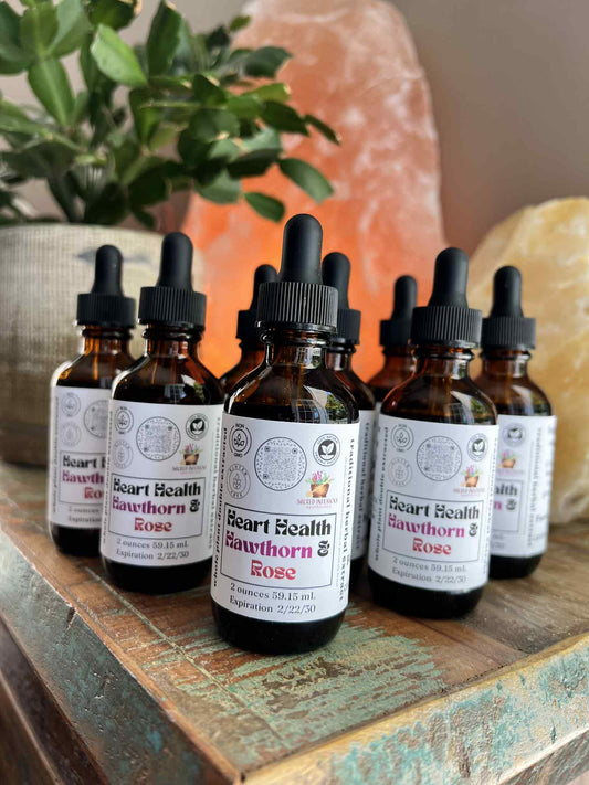 2 ounce Heart Health Hawthorn and Rose Tincture